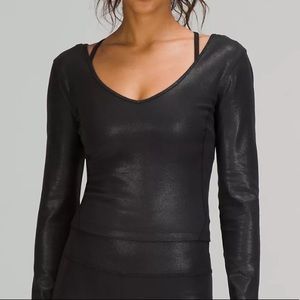 Lululemon Long Sleeve Align Shine Shirt Size 8